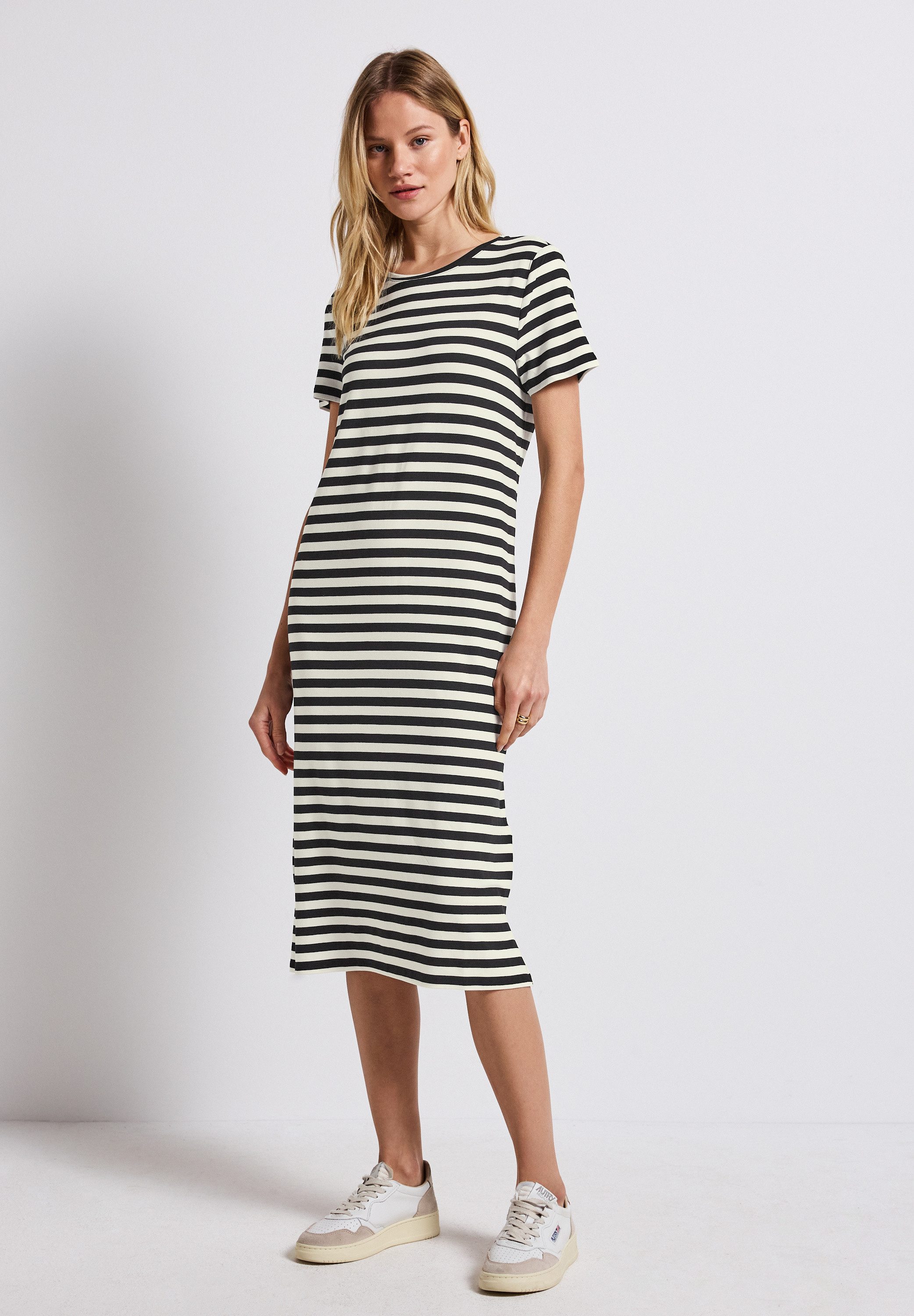 STREET ONE Shirtkleid mit Rundhalsausschnitt günstig online kaufen