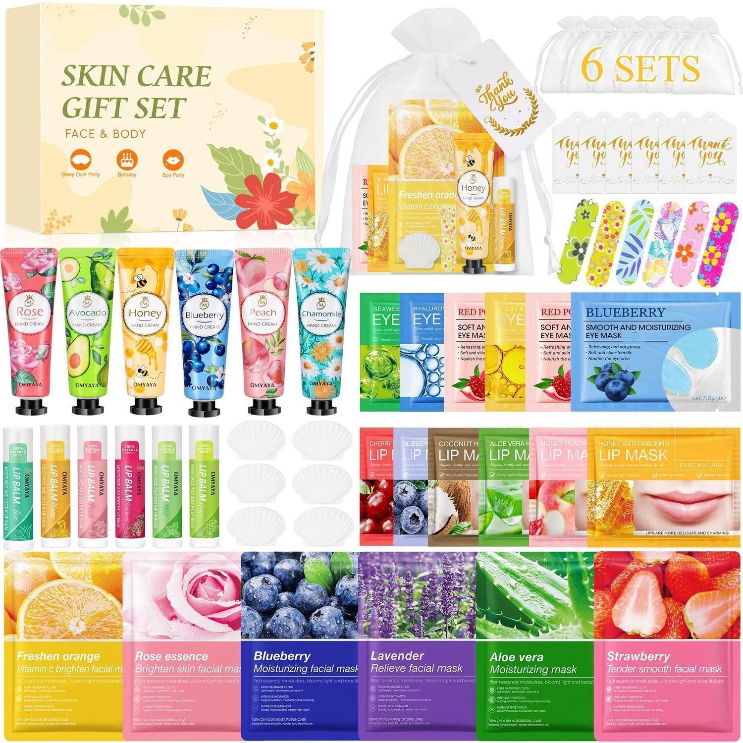 LuxusKollektion Pflege-Geschenkset 54-tlg. Geschenkset Frauen Skincare Luxusduft