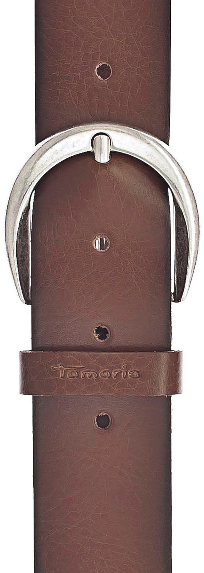 Tamaris Ledergürtel mit Logoschriftzug auf der günstig online kaufen
