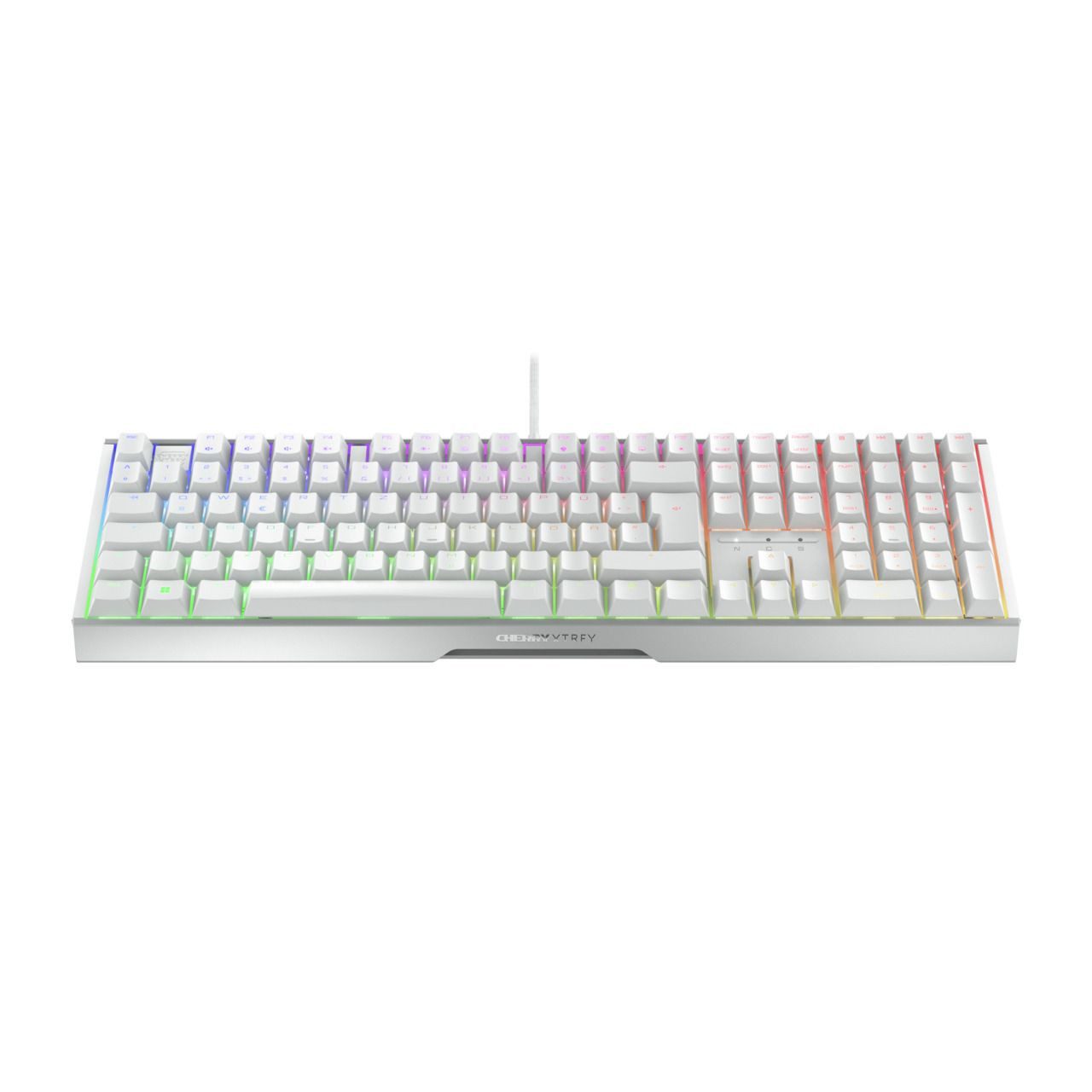 Cherry Xtrfy MX 3.1 RGB WHITE / DE Gaming-Tastatur (Konfigurierbare Beleuchtung)