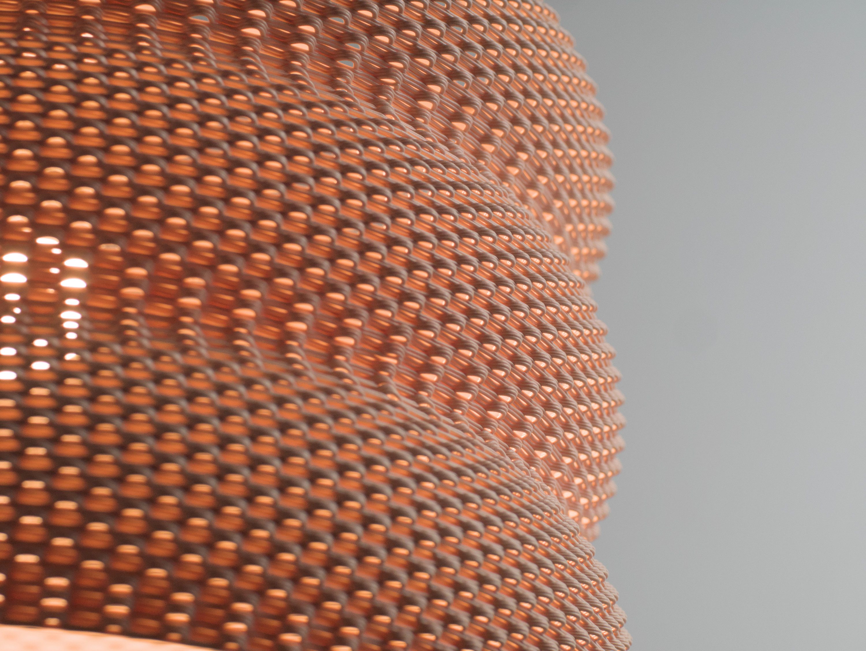 Roomberry Lampenschirm Round Pixel Pendelleuchte Lampenschirm für E27 Lampenfassungen, Lampenschirm für E27 Lampenfassungen