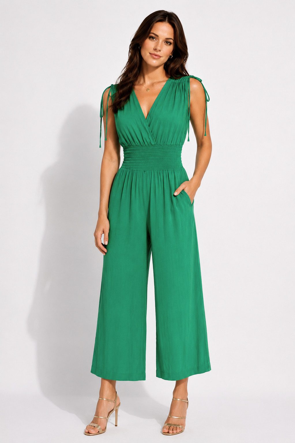ITALY VIBES Jumpsuit - Sommerlicher Overall mit Hosentaschen für Damen