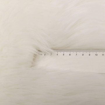 Teppich, Woltu, fellförmig, Höhe: 6 mm, Faux Lammfell, Longhair Fell Optik