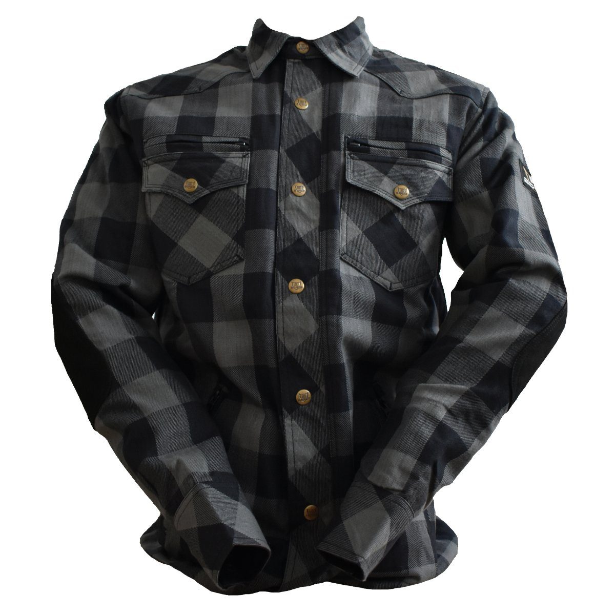 Bores Motorradjacke Bores Lumberjack Jacken-Hemd schwarz günstig online kaufen