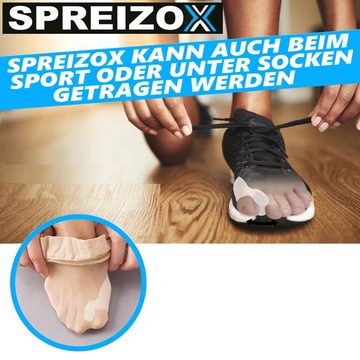 MAVURA Zehenspreizer SPREIZOX Zehenspreizer Zehentrenner Ballenschutz Silikon Hallux Valgus, [6 Stück], Korrektur Zehenbandage Zehenkorrektur Zehen Trenner Spreizer