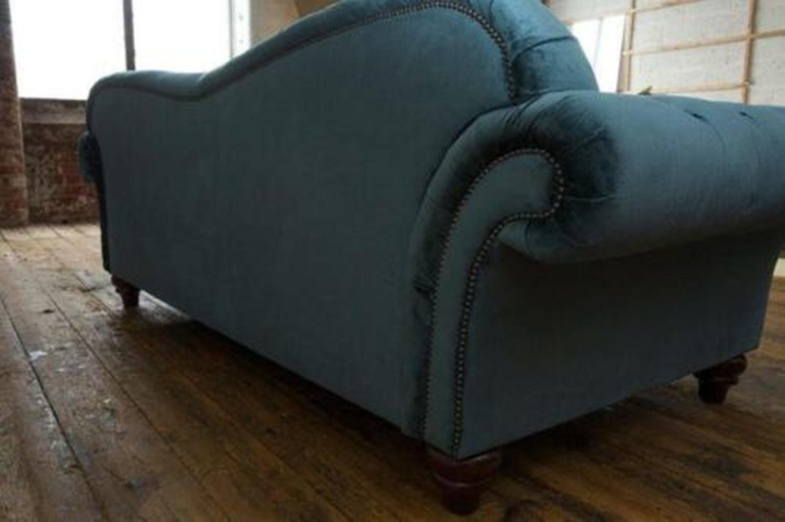 JVmoebel Luxus Sofas Textil Chesterfield Couch Sofa Chesterfield-Sofa,