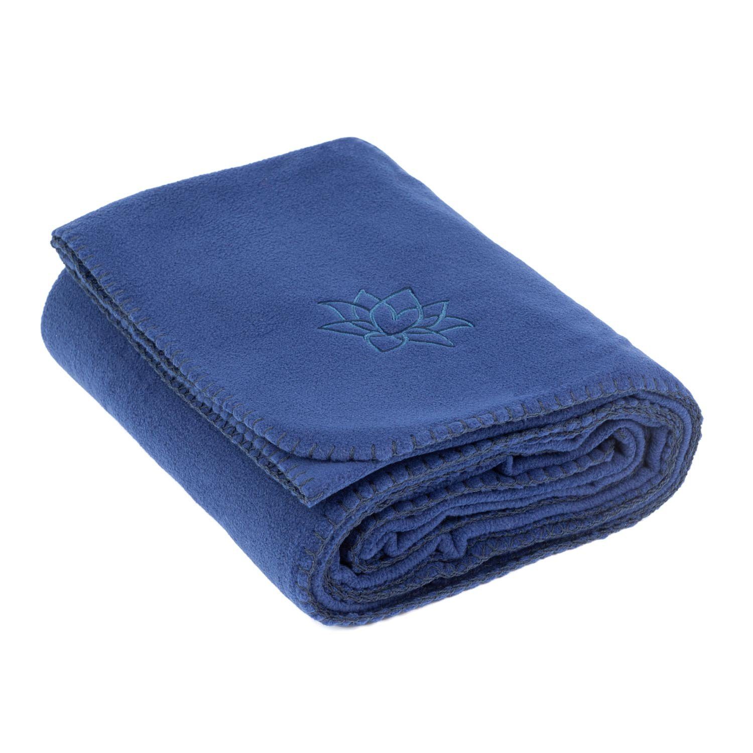 Wohndecke Yogadecke ASANA BLANKET dunkelblau, bodhi günstig online kaufen