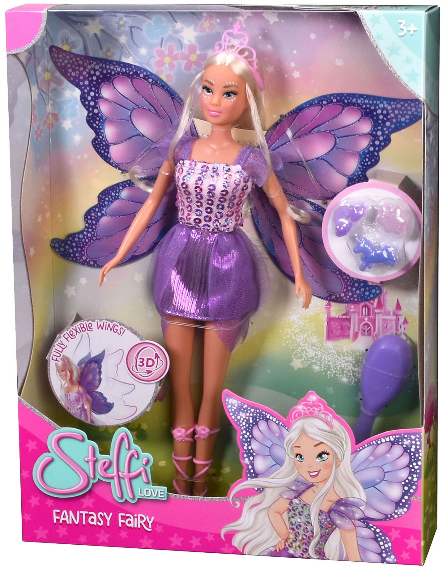 SIMBA Anziehpuppe Steffi Love, Fantasy Fairy, mit beweglichen Flügeln
