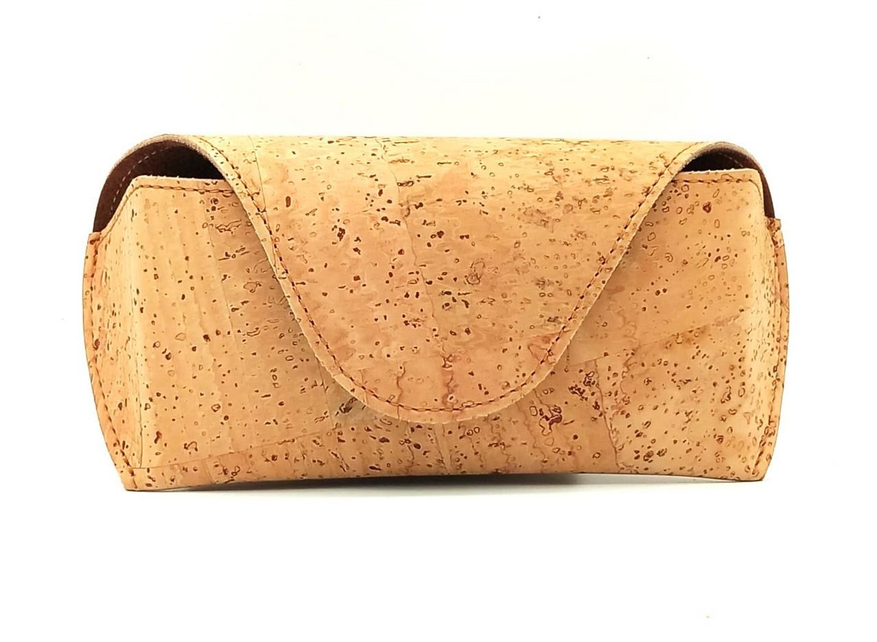 Kork-Deko.de Brillenetui Brillenetui aus Korkstoff Beige