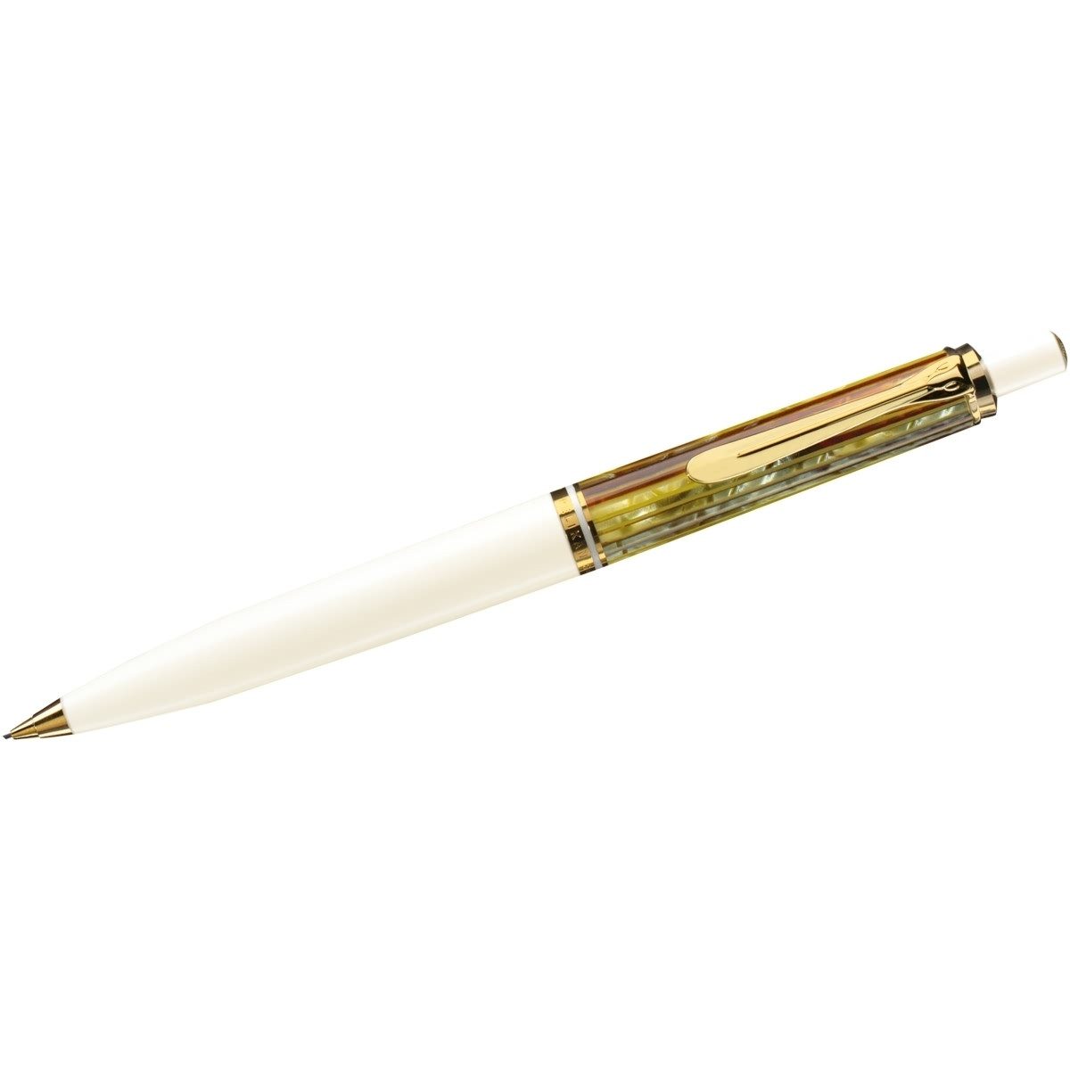 Pelikan Füllfederhalter Druckbleistift Souverän D400 schildpatt-weiß