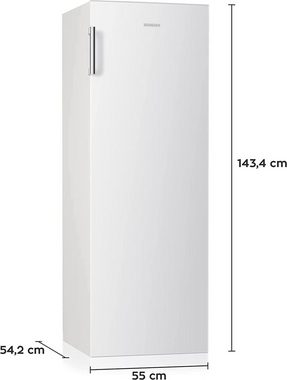 Heinrich´s Kühlschrank Vollraumkühlschrank HVK 3096, 143.4 cm hoch, 55 cm breit, freistehender Kühlschrank, 242 Liter, No-Frost Funktion