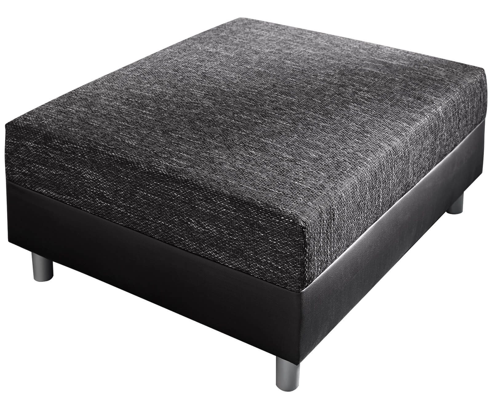 DELIFE Hocker Clovis, Schwarz Modul B98 günstig online kaufen