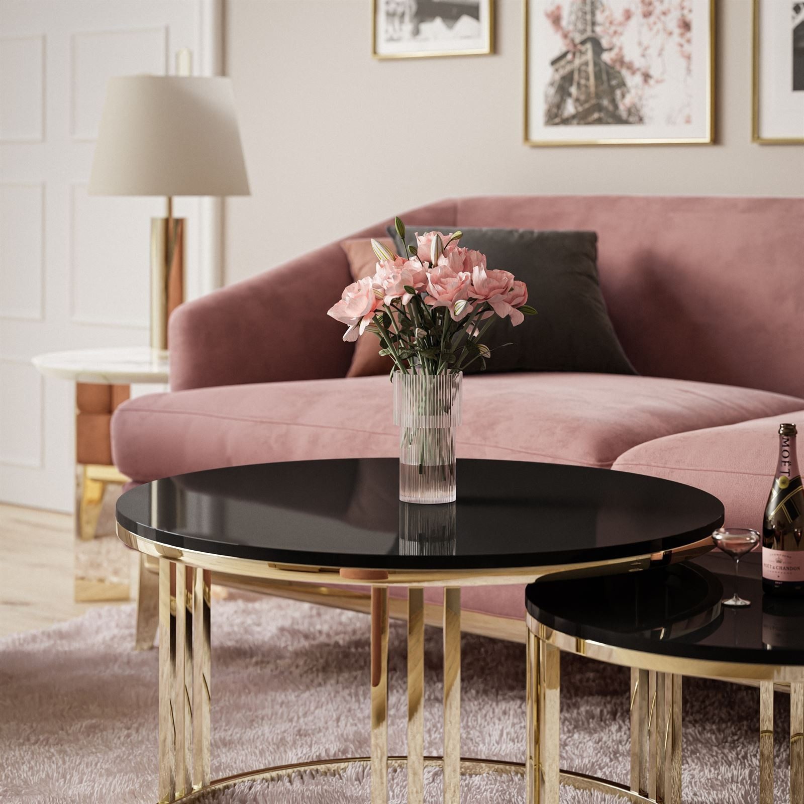 ALLHOUSE24 Couchtisch PEONY 2 in 1 günstig online kaufen