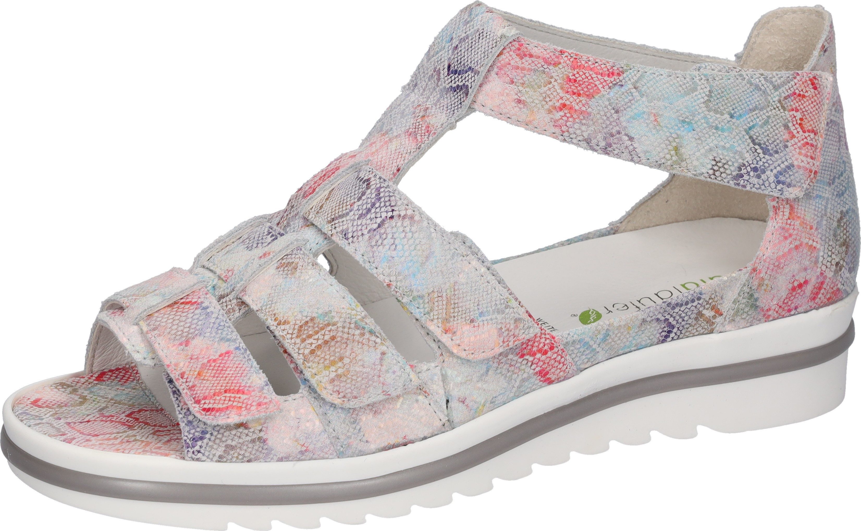 Waldläufer HAKURA Sandale Klettschuh, Sommerschuh, Komfortschuh mit Klettverschlüssen, H-Weite