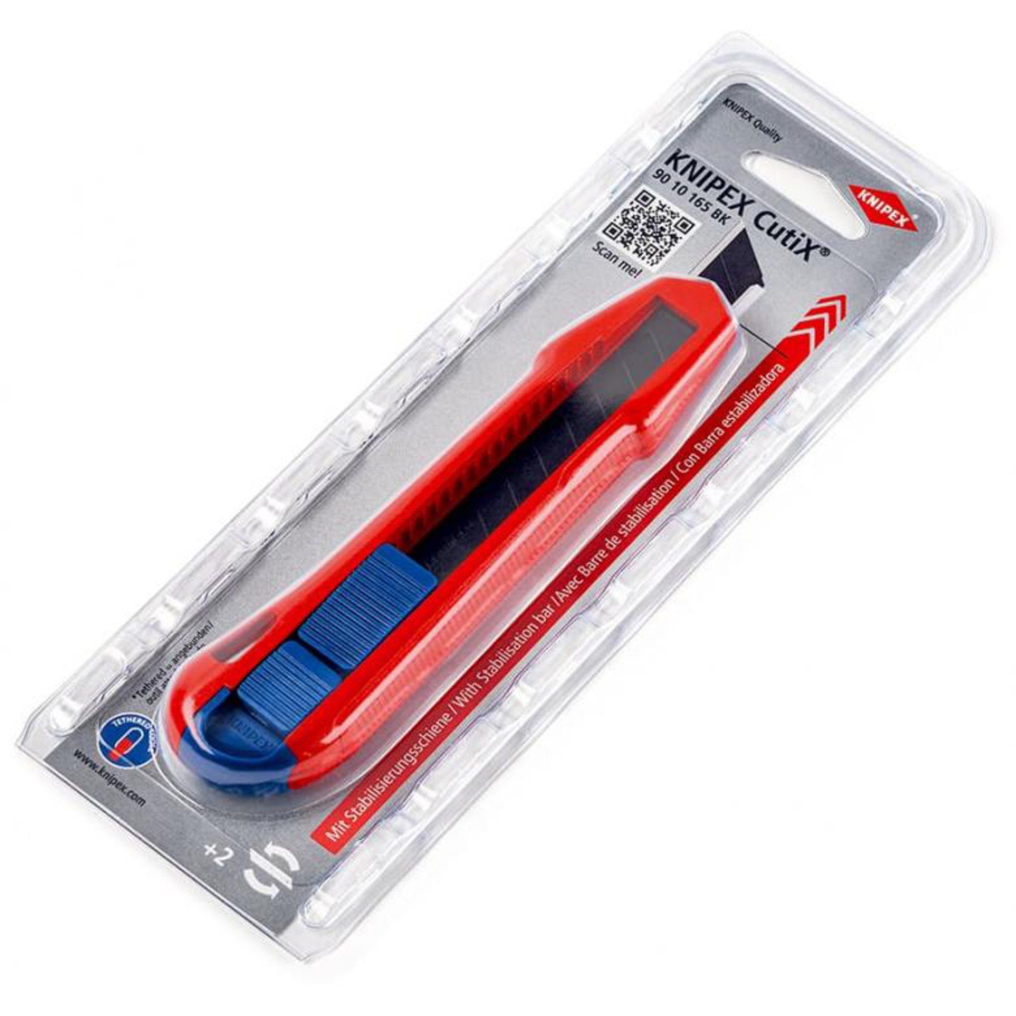 Knipex Multitool KNIPEX CutiX Universalmesser, Teppichmesser, (inkl. 2 Klingen)