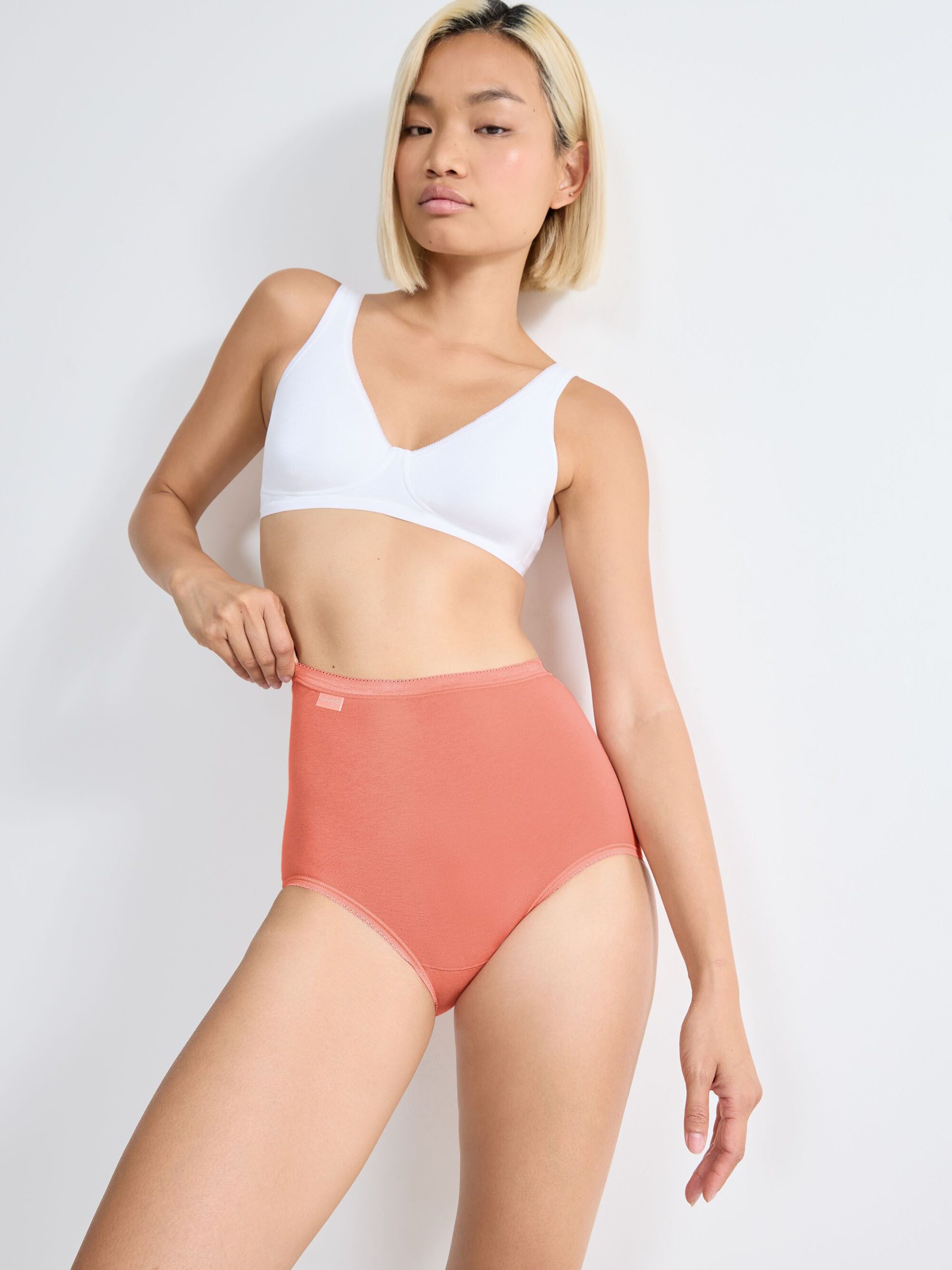 sloggi Maxislip Originals Basic (3-St) Midi-slip panty-s shorts