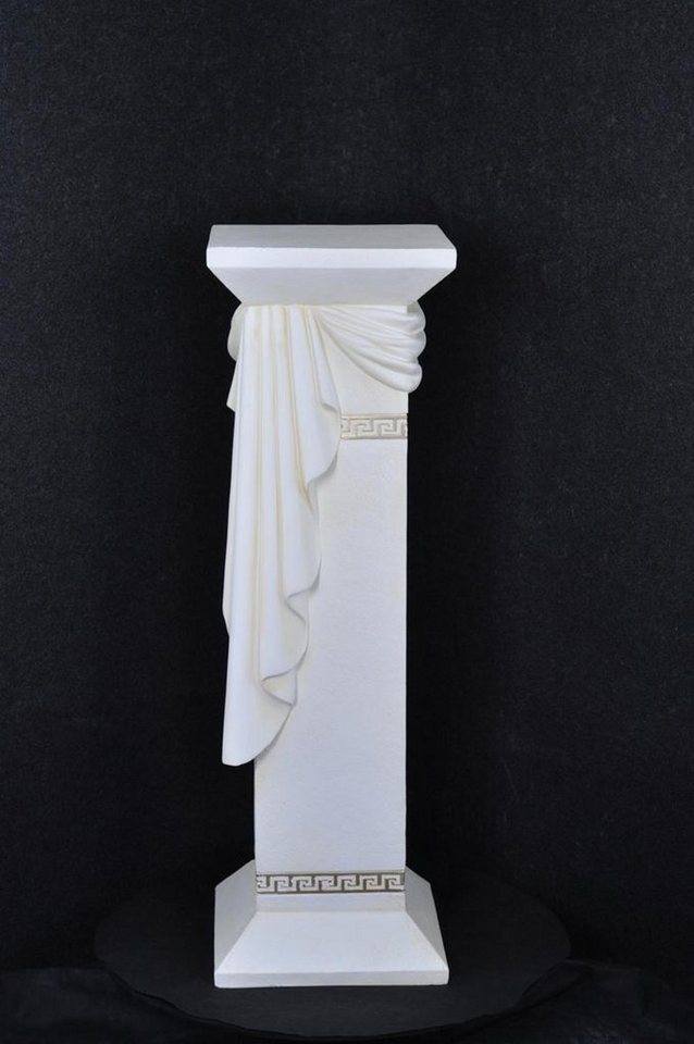Thumbnail - JVmoebel Dekosäule Medusa Säule Römische Marmor Figur Deko Dekoration Ständer Weiß, Made in Europa