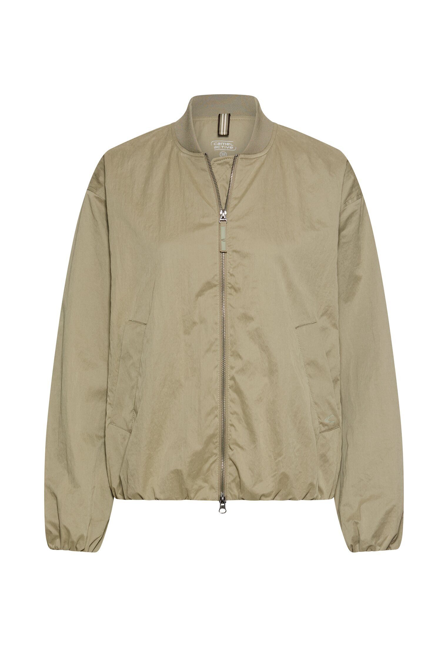 camel active Blouson in Oversize-Passform Langarm Markenlogo