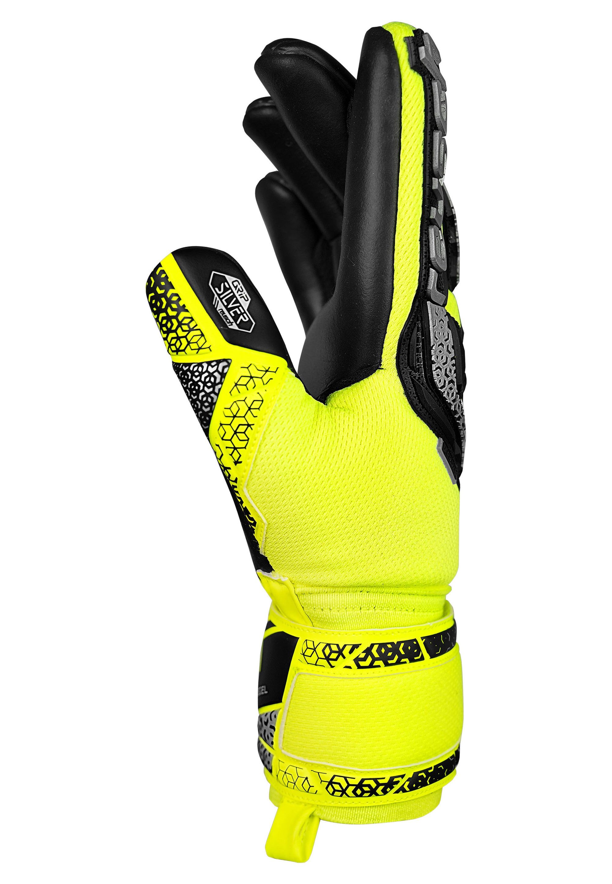 Reusch Torwarthandschuhe Attrakt Freegel Silver Junior mit Evolution Negative Cut