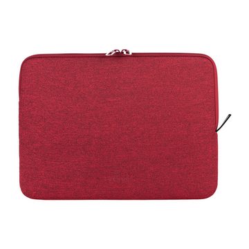 Tucano Laptop-Hülle Second Skin Mélange, Neopren Notebook Sleeve, Bordeaux Rot 13,3 Zoll, 13-14 Zoll Laptops