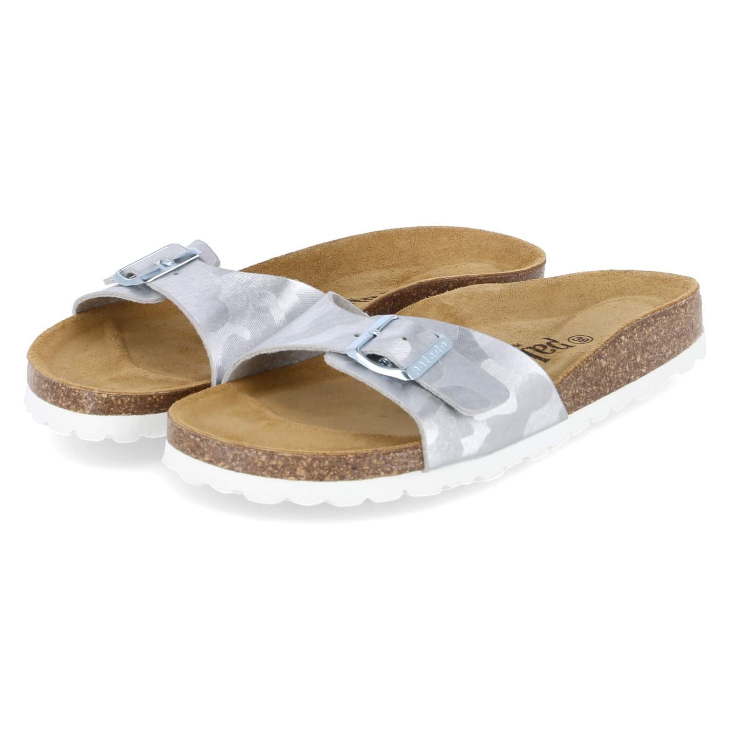 Palado Palado 0881-texas-93 Damen Synthetik silber/platin Pantolette