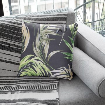 novely® Stoff OXFORD 210D Polsterstoff, Print, Outdoor, reißfest, Palm Leaves