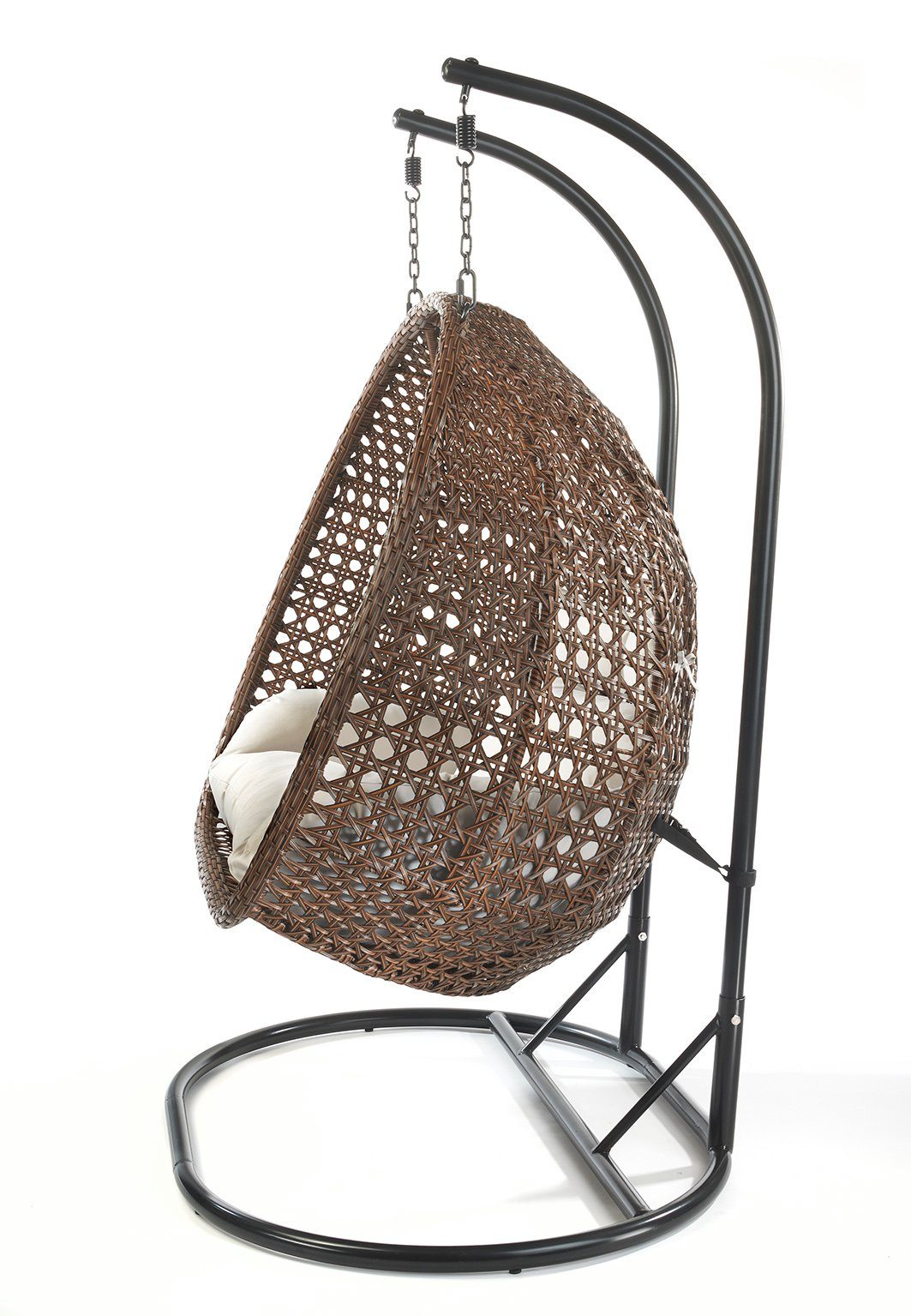 Kobolo Hängesessel BRUNO Polyrattan Gestell und günstig online kaufen