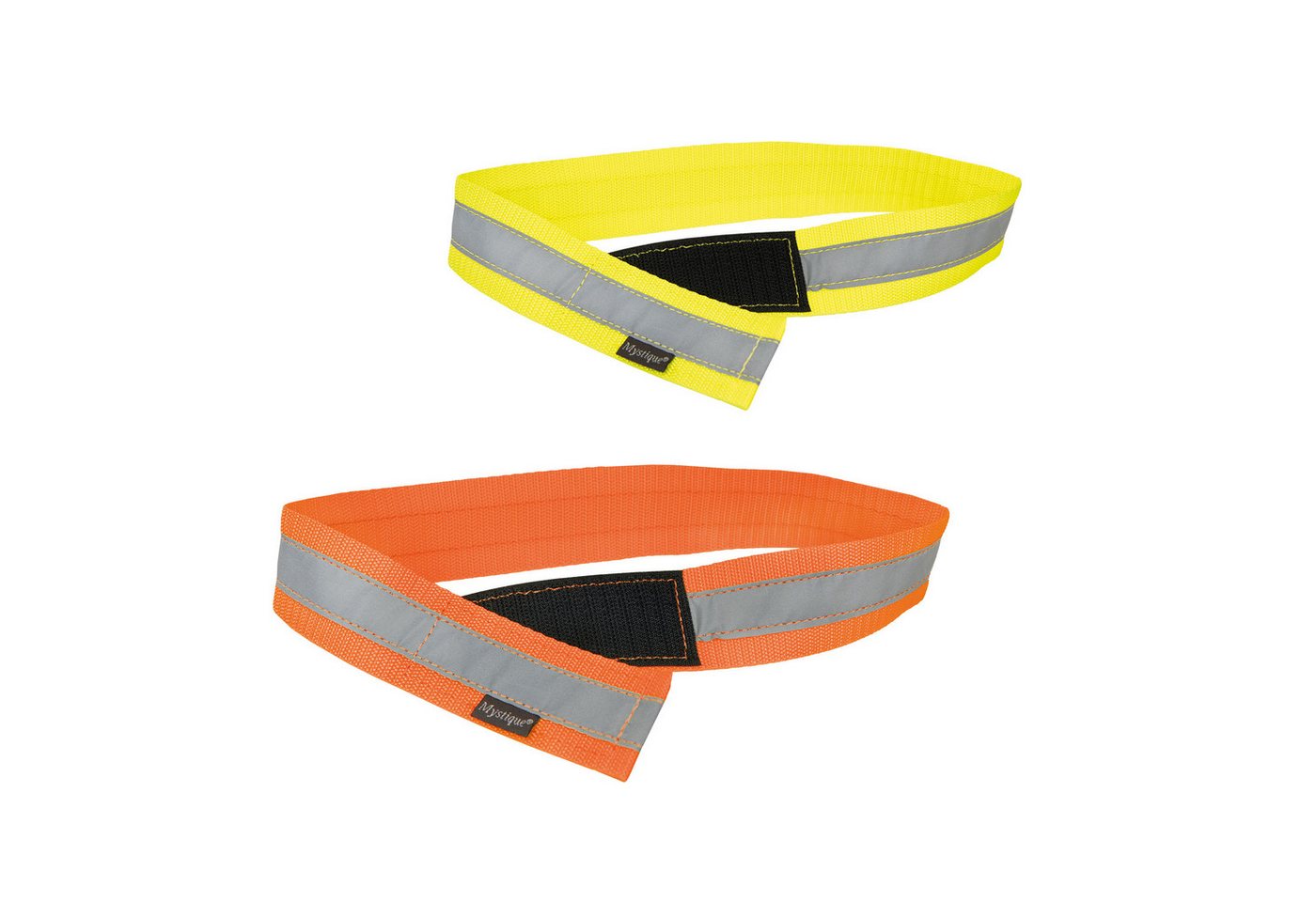 Thumbnail - Mystique Leuchthalsband Mystique® Signalhalsband - Weit sichtbare Halsung, Nylon, verschiedene Größen