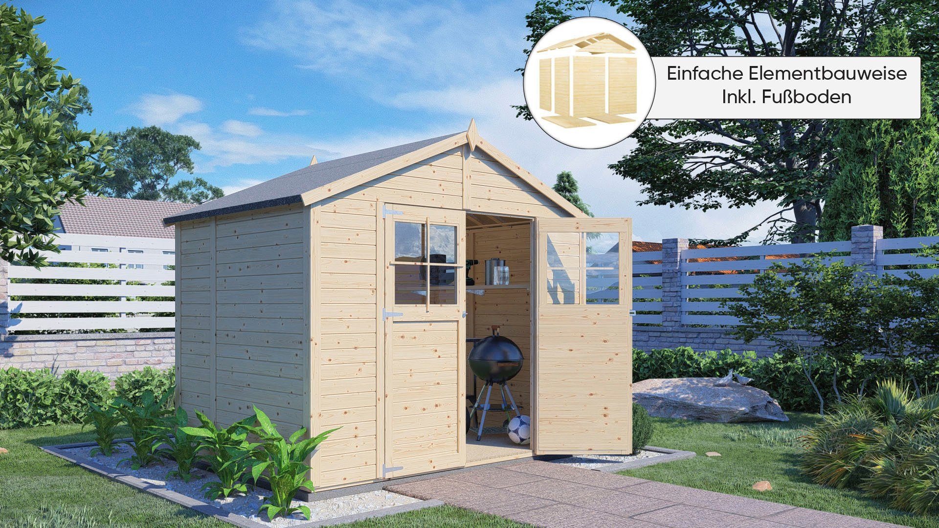 KONIFERA Gartenhaus Osterbek 3