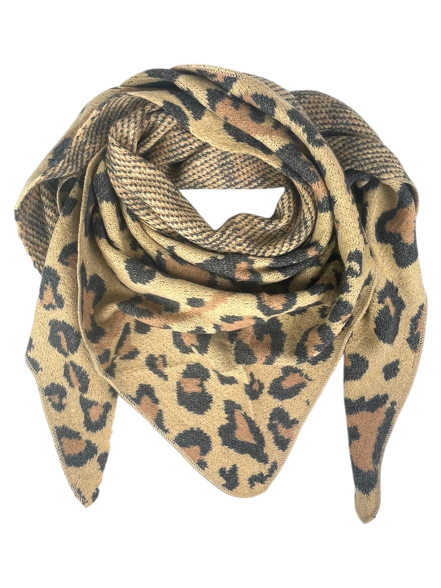 Taschen4life XXL-Schal Dreiecksschal SW175 Leopard & günstig online kaufen