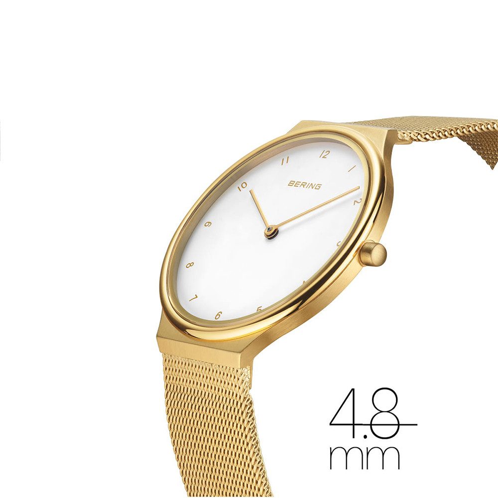 Bering Quarzuhr Bering Ultra Slim gold poliert/gebürstet 18434-334 18434-33 günstig online kaufen