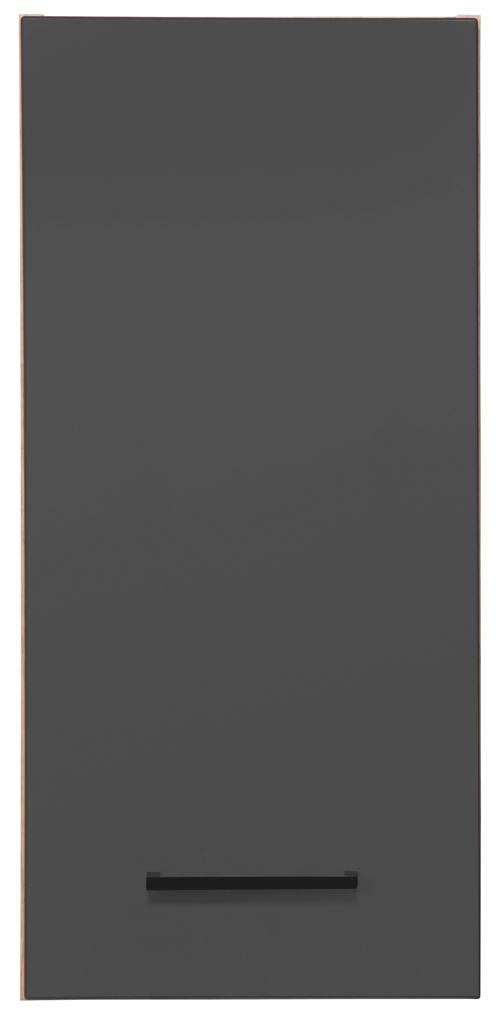 in Einlegeböden, Trento, Made 2 MÖBEL wotaneiche Hängeschrank Breite matt | Ausführungen 30 verschiedene und Farben 1 HELD Badmöbel, Tür, Germany grau cm,