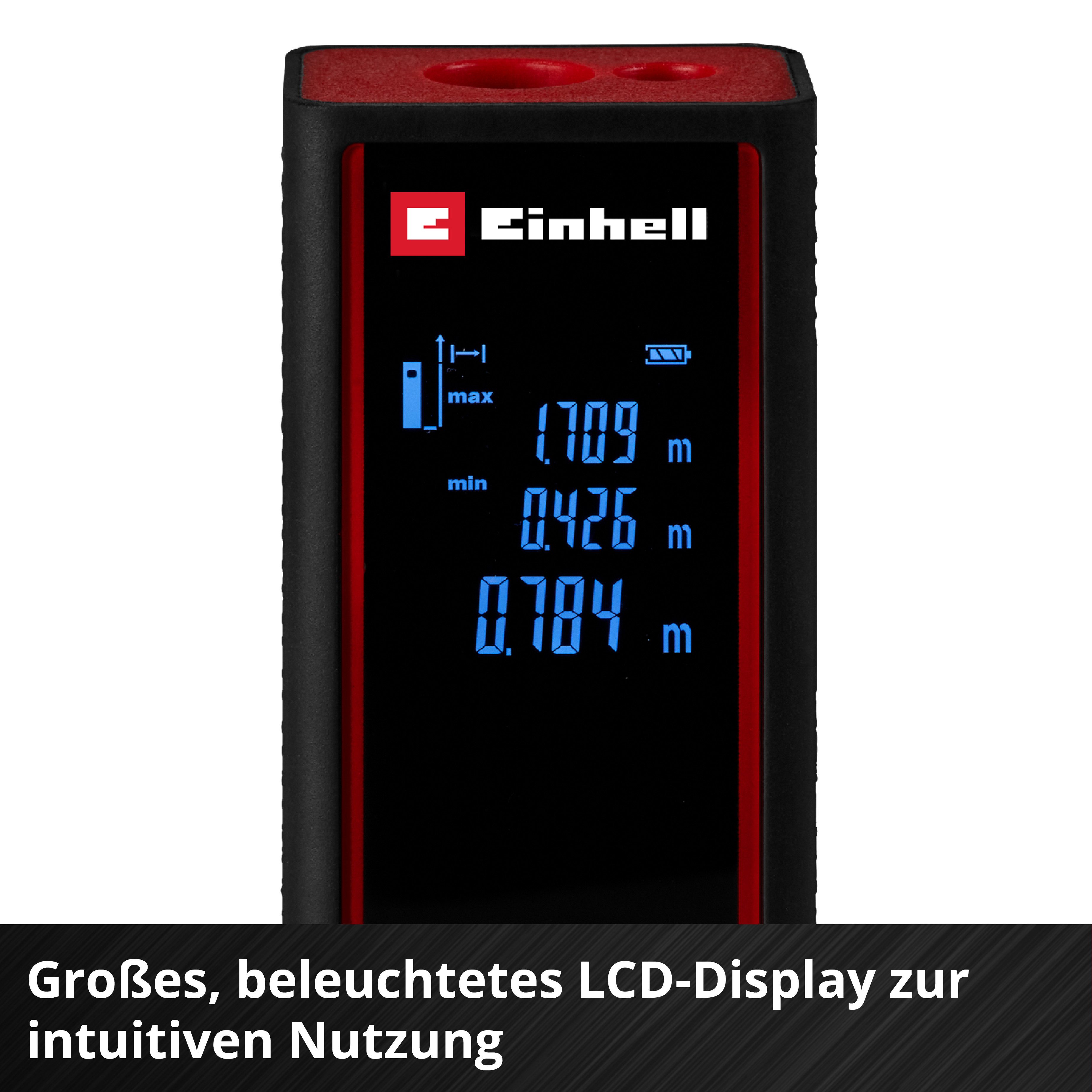 Einhell Lasermessgerät Laser-Distanzmesser TC-LD 30 R