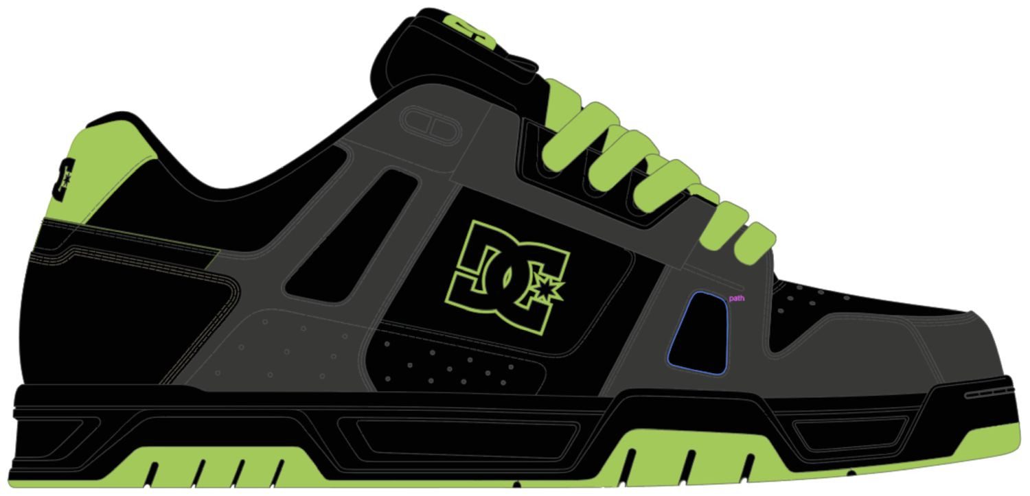 DC Shoes DC Shoes Stag Black/Grey Sneaker günstig online kaufen