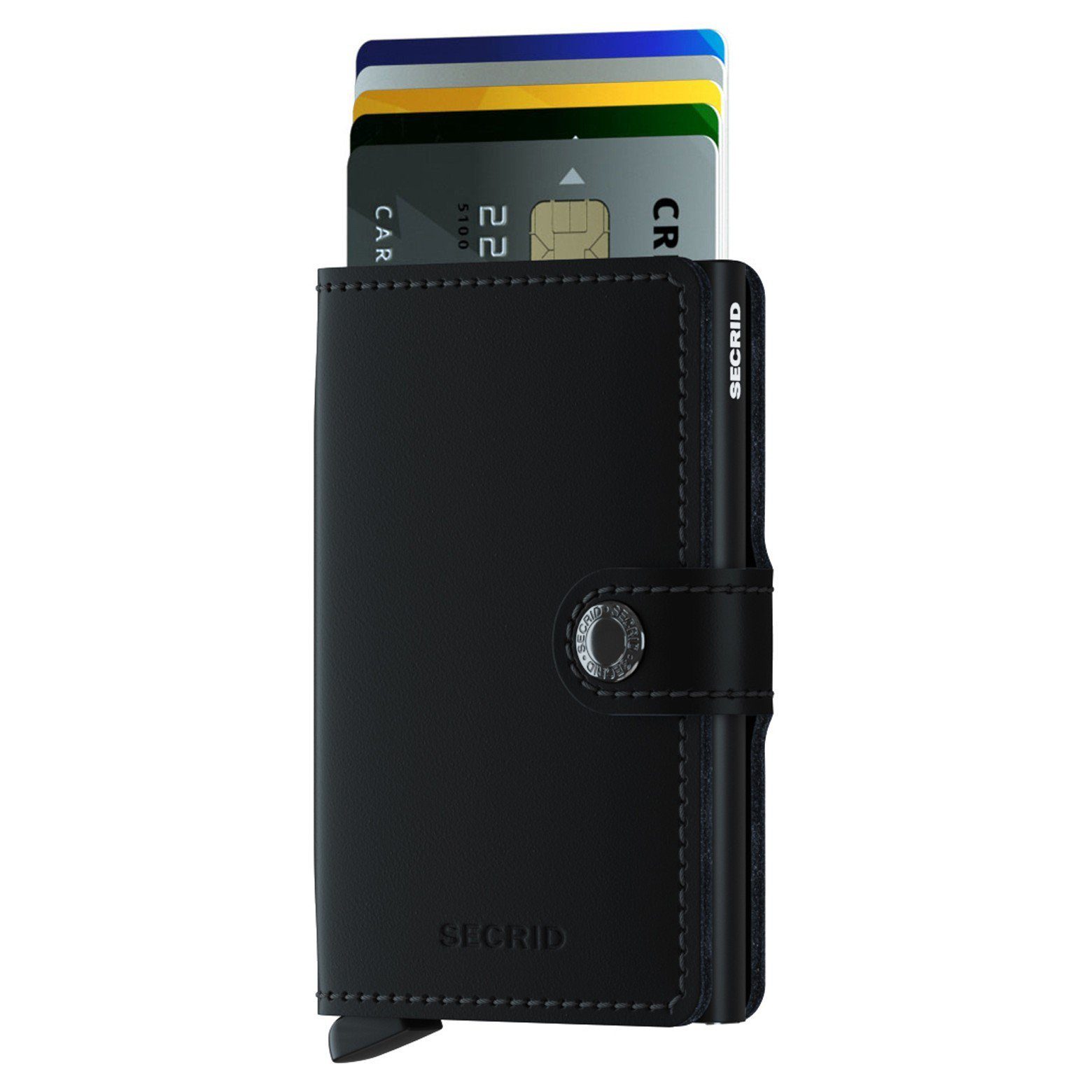 - RFID Matte 6.5 black Miniwallet cm SECRID Geldbörse Geldbörse (1-tlg)