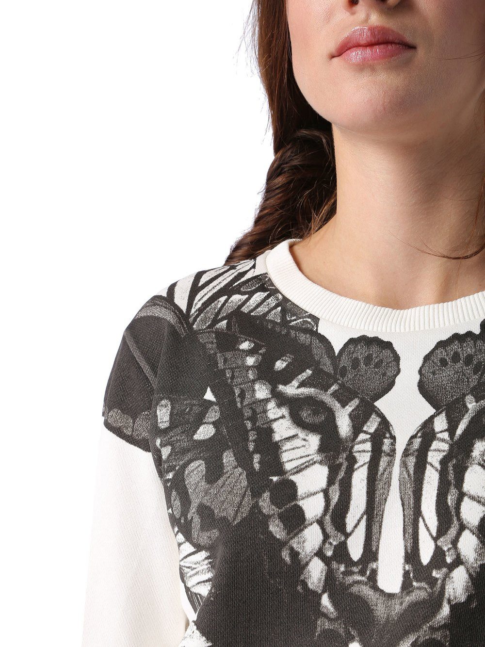 Diesel Longsleeve Diesel F-RADI-Z FELPA Damen Shirt Sweatshirt