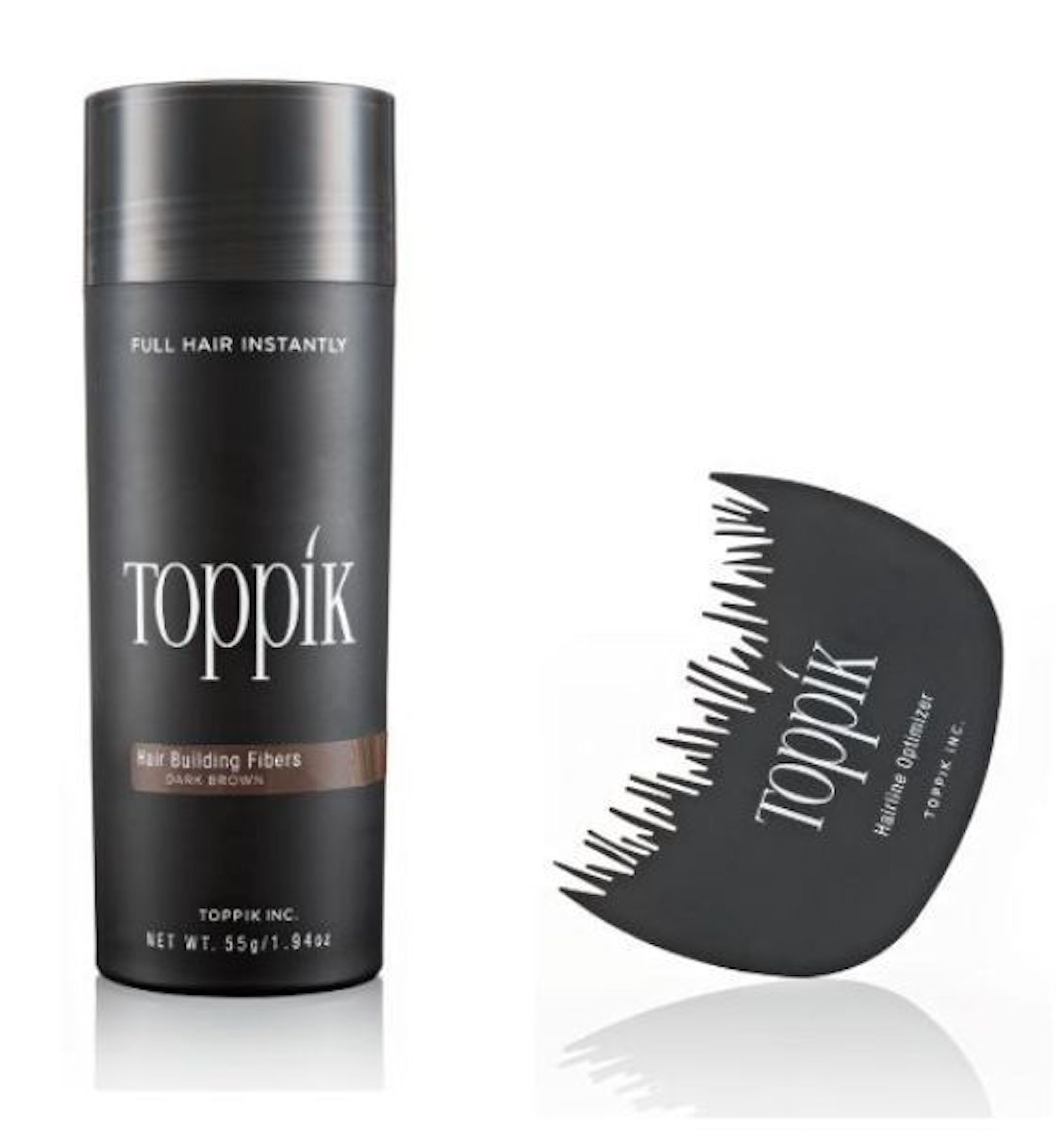 TOPPIK Haarstyling-Set TOPPIK 55 gr. Haarverdichter + TOPPIK Hairline Optimizer! - Streuhaar, Puder, Hair Fibers