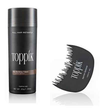 TOPPIK Haarstyling-Set TOPPIK 55 gr. Haarverdichter + TOPPIK Hairline Optimizer - Sparangebot! - Haarverdichtung Streuhaar Schütthaar, Puder, Hair Fibers