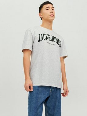 Jack & Jones T-Shirt 2-er Set Logo T-Shirt Kurzarm Basic Shirt JJELOGO (2-tlg) 5581 in Weiß-2