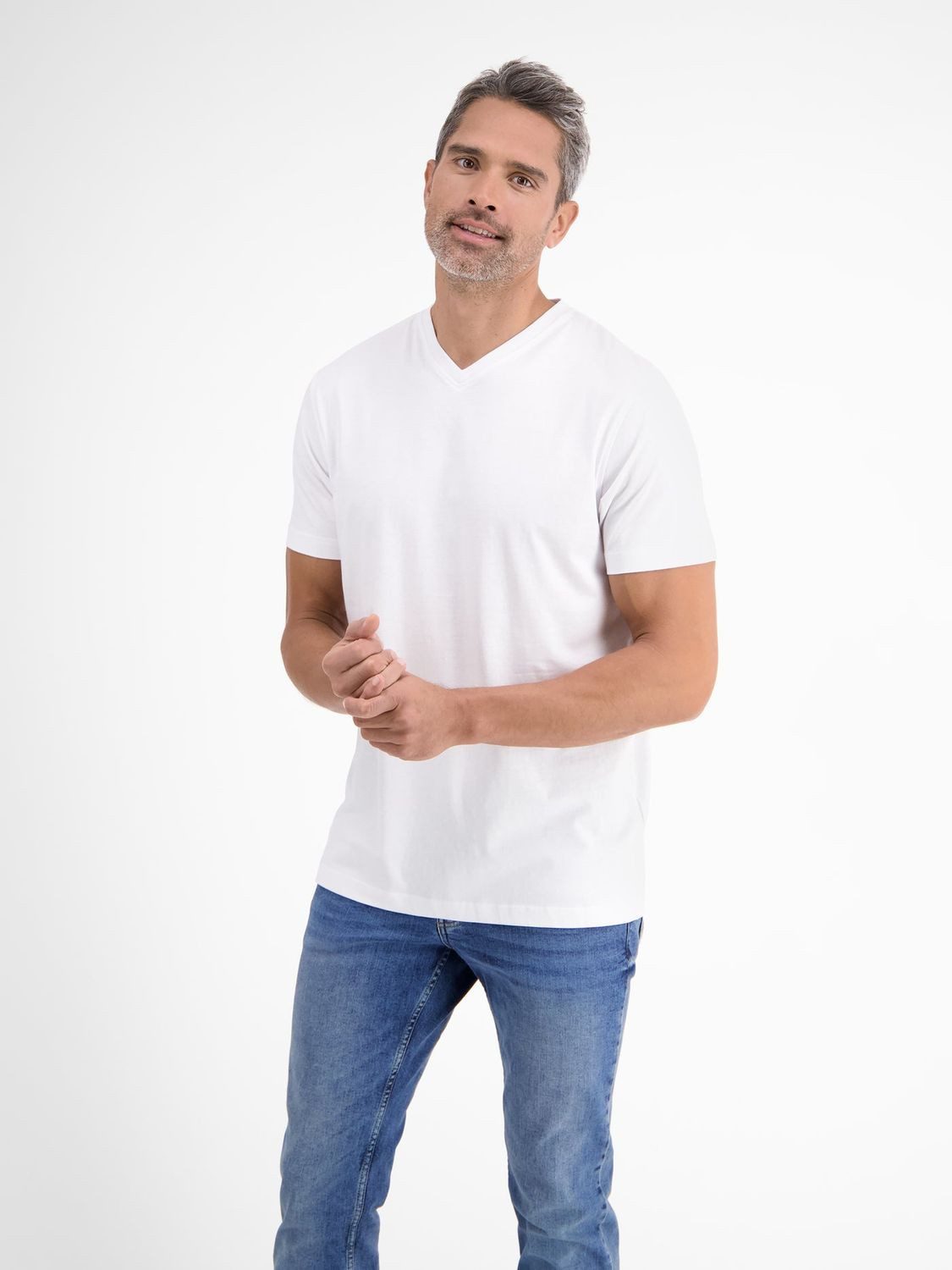 LERROS T-Shirt Basic in klassischer Optik im 4er Pack günstig online kaufen