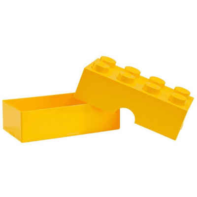 Room Copenhagen Lunchbox LEGO® 8 Gelb, mit Noppen, Baustein-Form