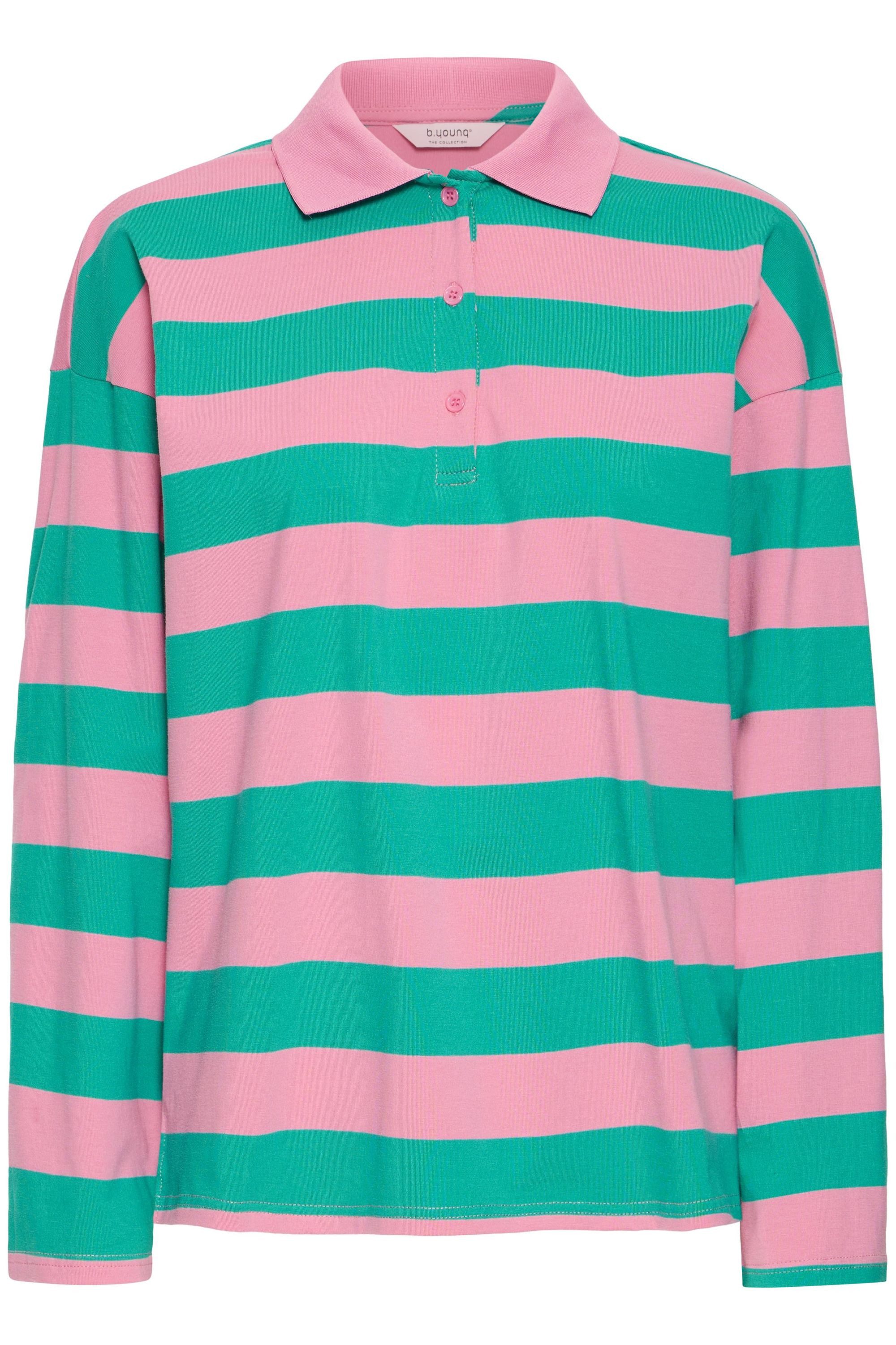 b.young Langarm-Poloshirt BYBXSOMSET Zeitloses Poloshirt günstig online kaufen