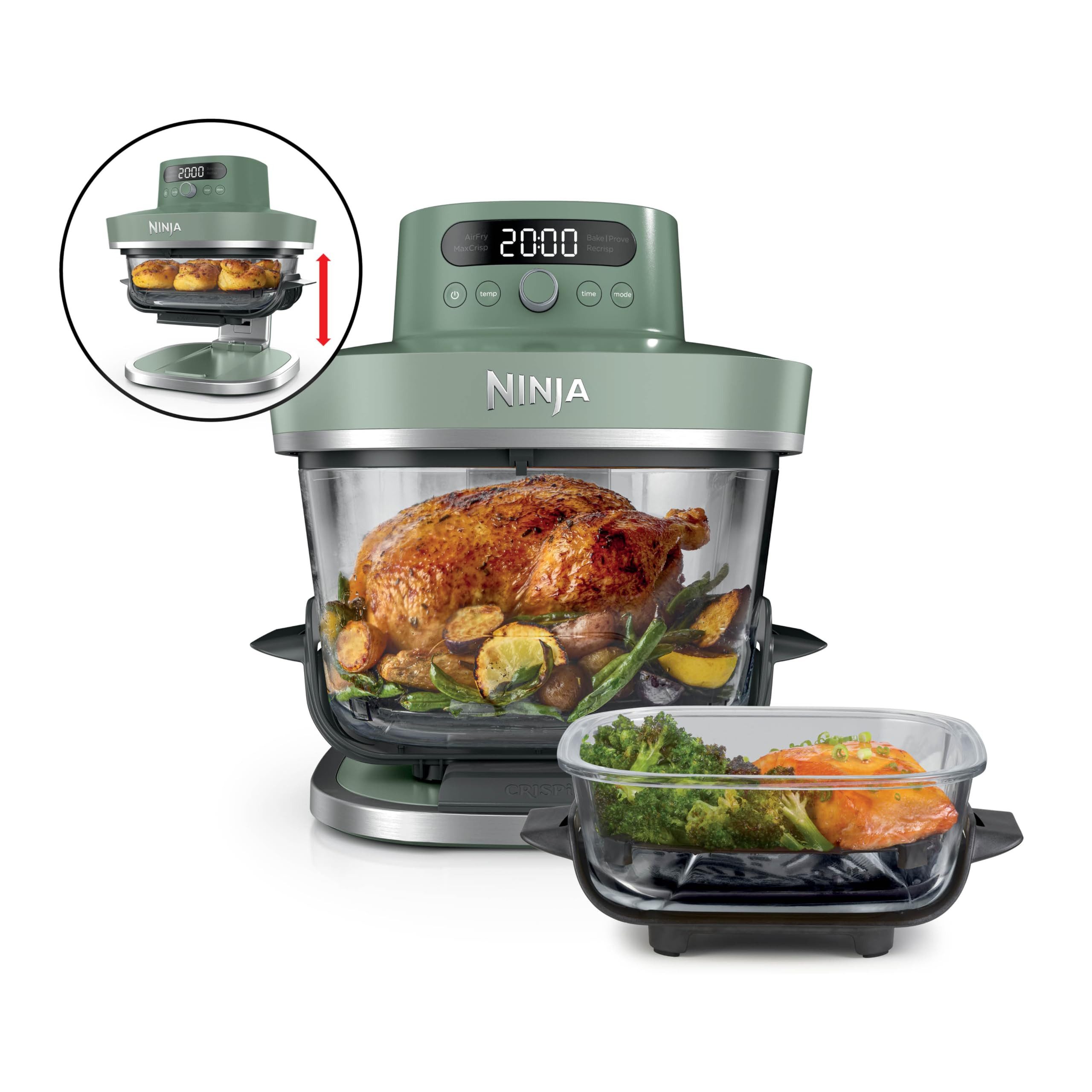 NINJA Fritteuse AS090EUGN, Vorspeise- und Hauptgericht-Variationen mit 2,3 l Kapazität