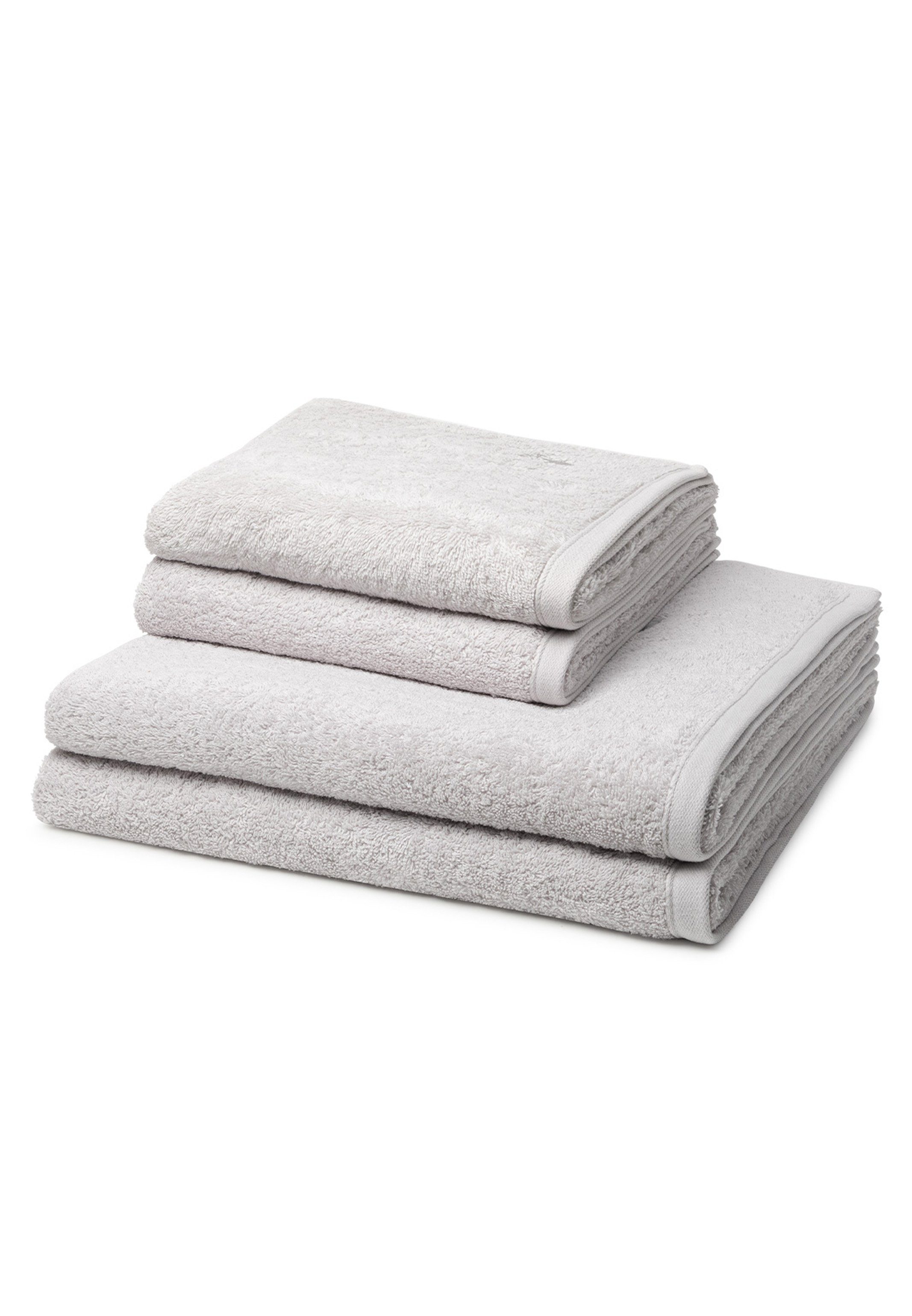 ROSS Handtuch Set Vita, Walkfrottee (Spar-Set, 4-St), 2 X Handtuch 2 X Duschtuch - im Set - Baumwolle - Saugstark