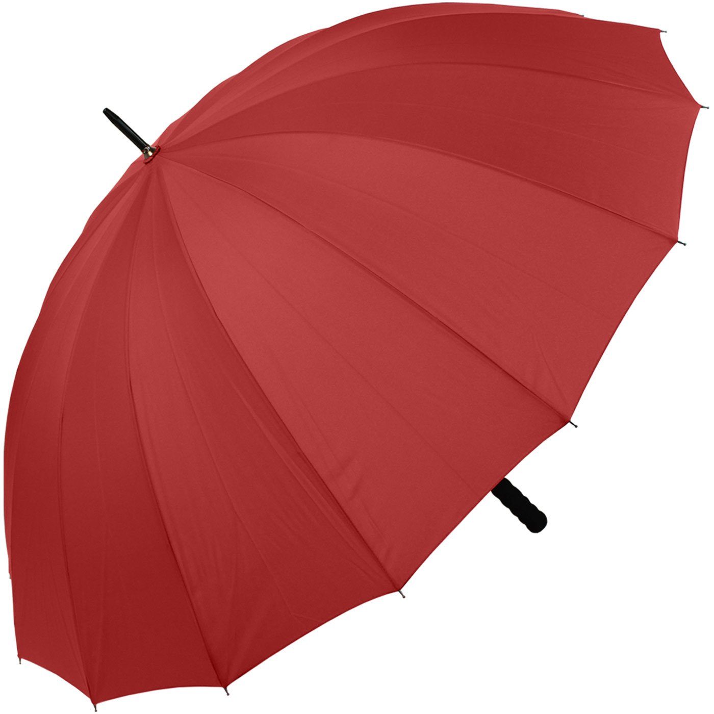 iX-brella Stockregenschirm XXL 130 cm Durchmesser Golf-Partnerschirm, 16-teiliges Dach, mit leichtem Fiberglasgestell