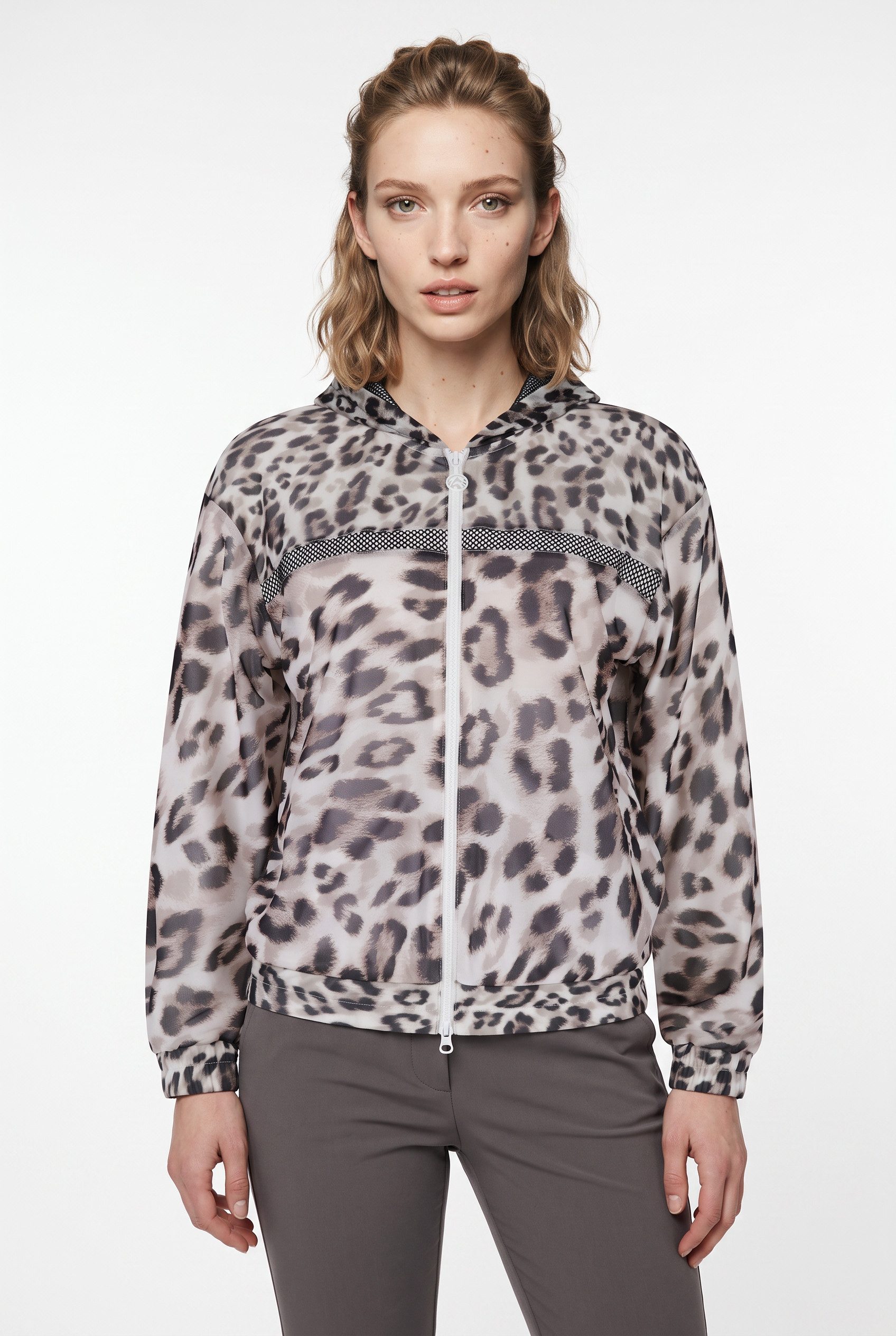 Sportalm Kitzbühel Sweatjacke mit Animalprint