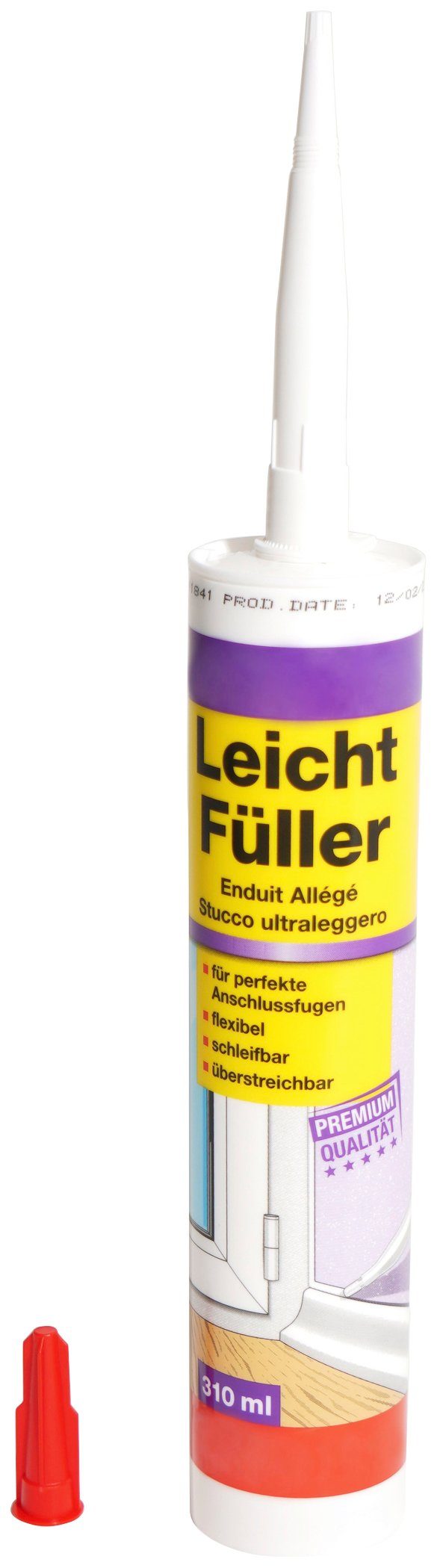 A.S. Création Fugenfueller Fugen und Flächen Leichtfüller, für perfekte Anschlussfugen, 310 ml
