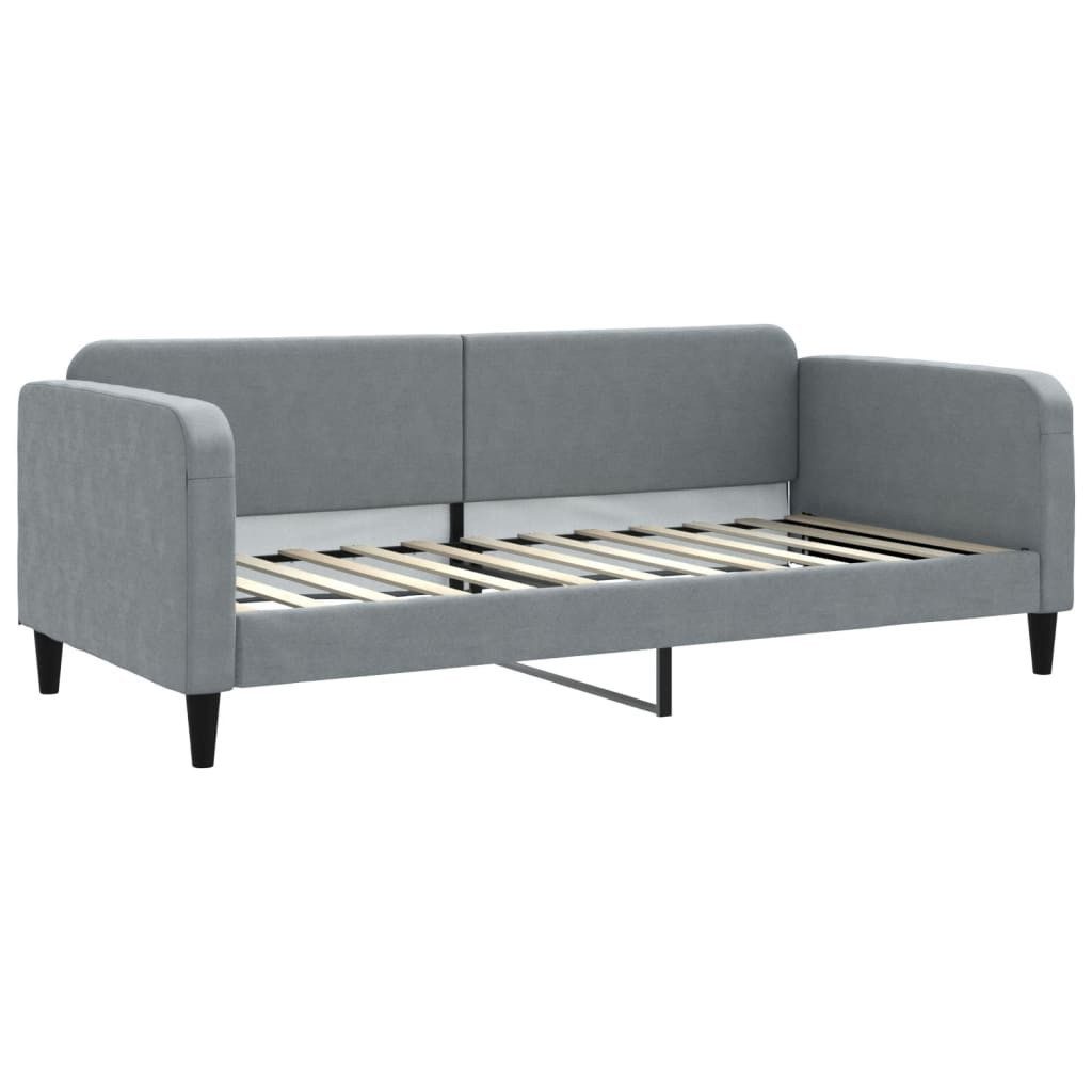 vidaXL Bett Tagesbett Hellgrau 90x200 cm günstig online kaufen