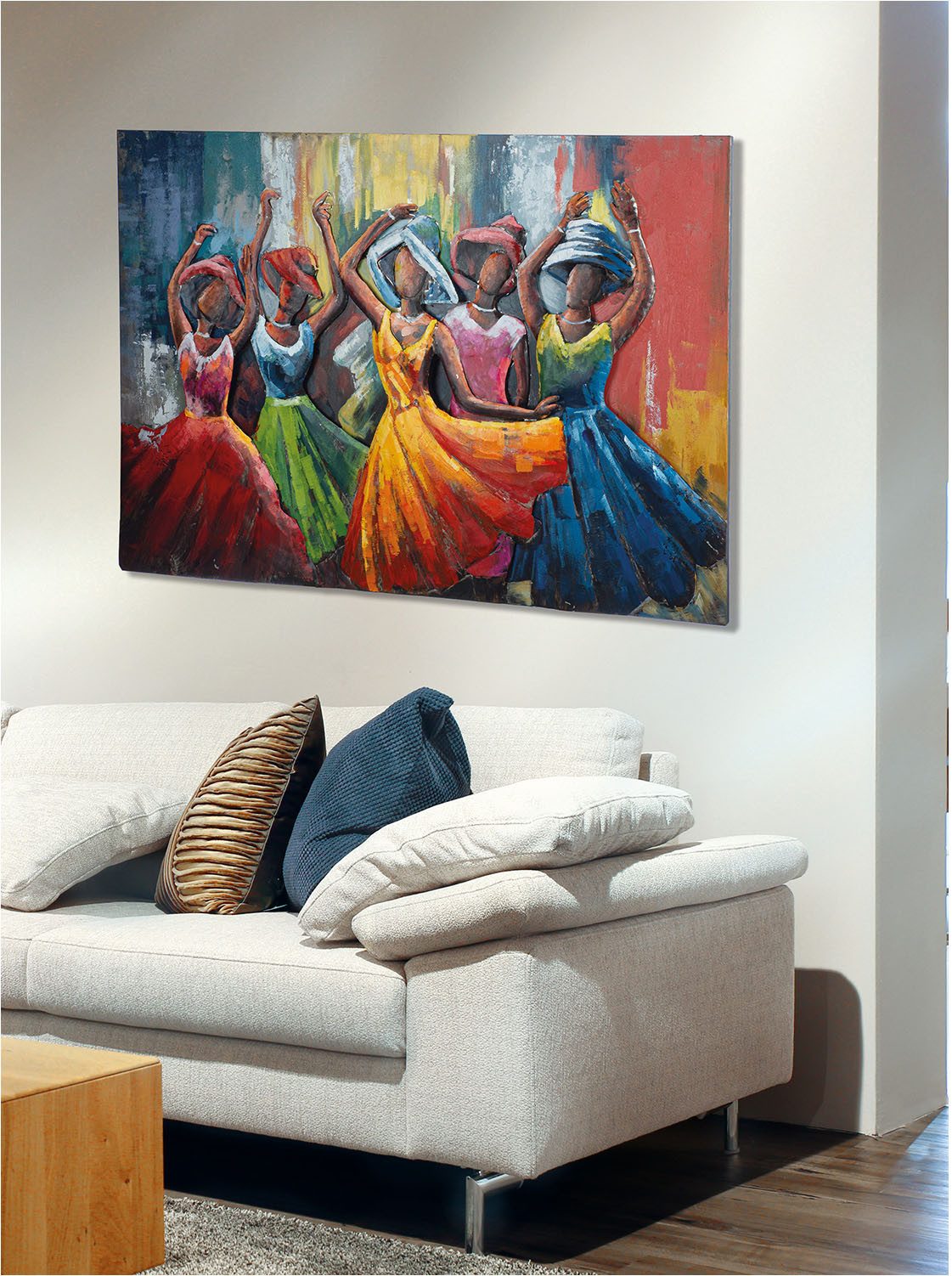 GILDE Metallbild Bild rechteckig Lets dance, Menschen (1 St)