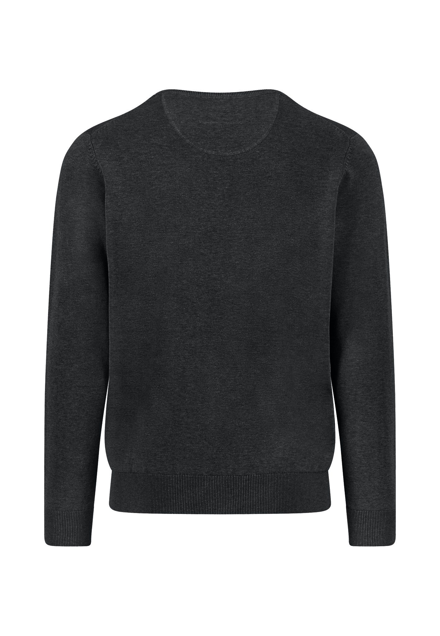 FYNCH-HATTON Rundhalspullover mit Logo Stickerei günstig online kaufen